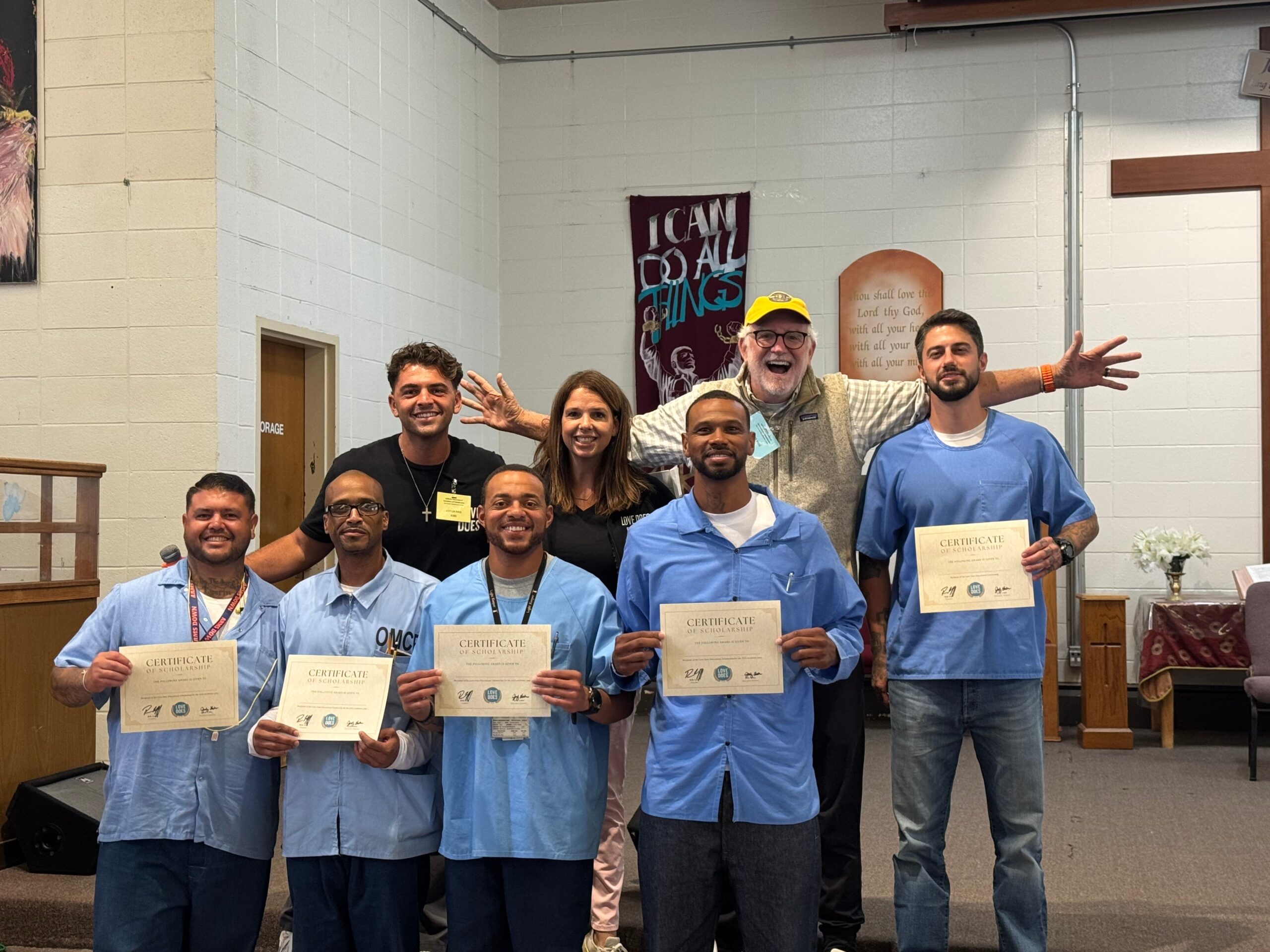 Love Does Scholarships Awarded Inside San Quentin