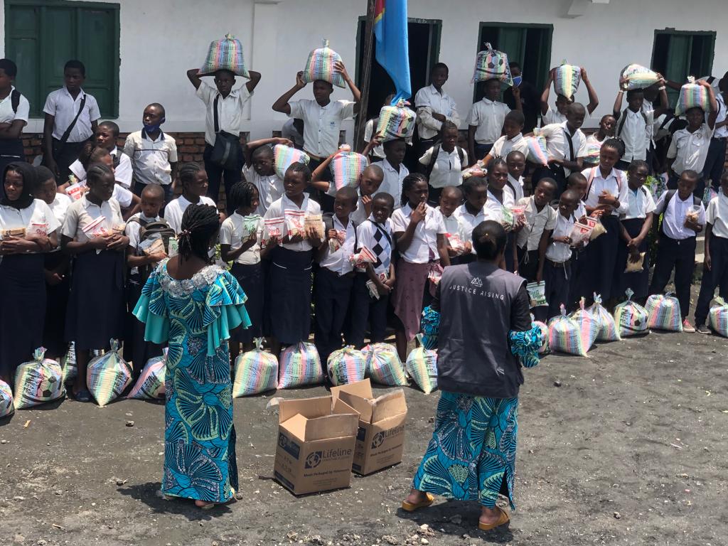 A Timely Food Drop to Our School in Congo
