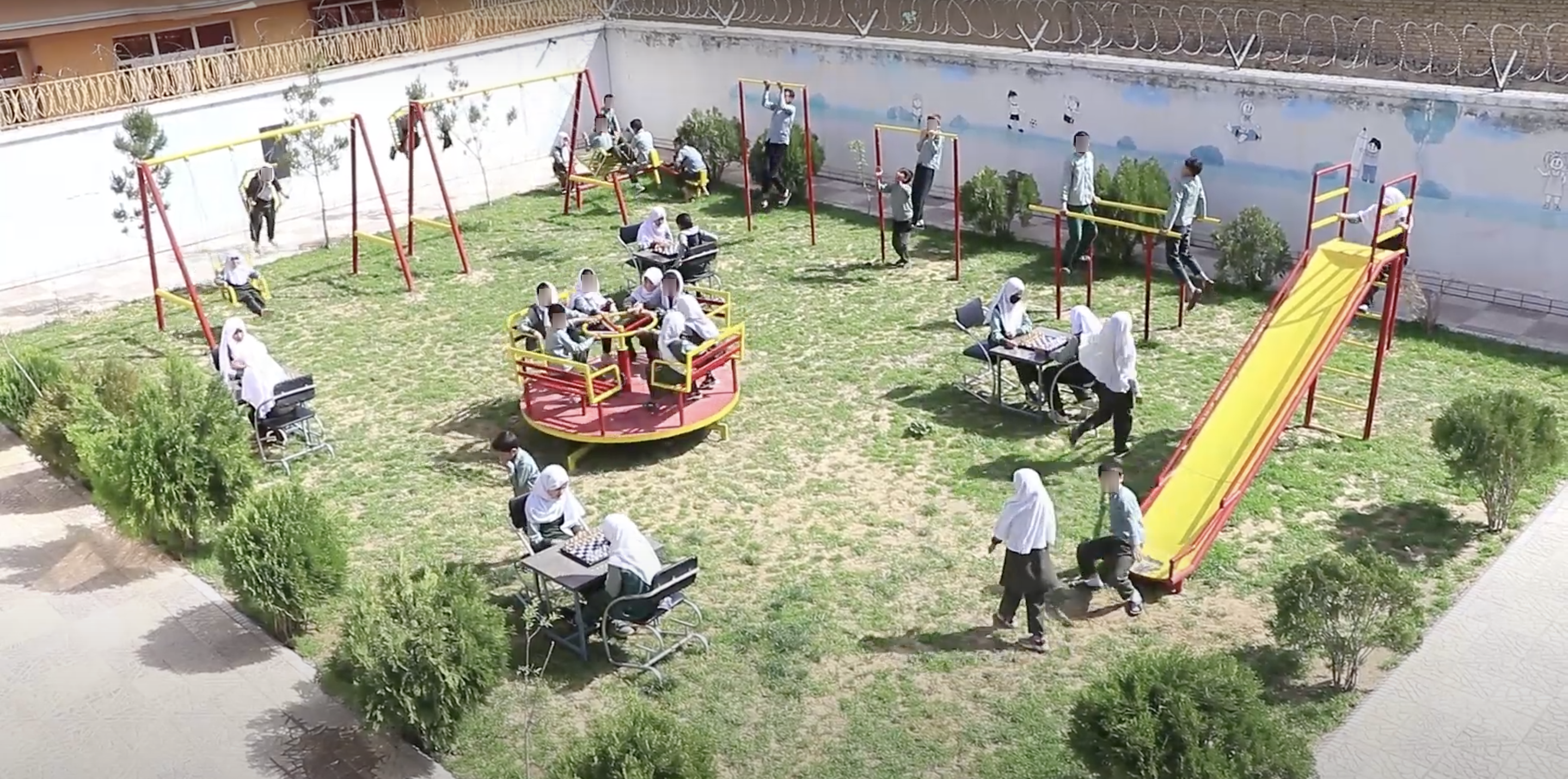 Celebrating our New Playground in Afghanistan!